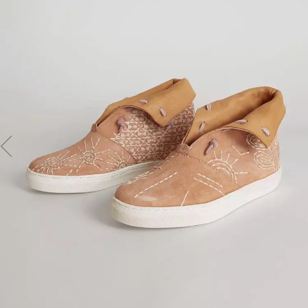 Free People Gansvoort Suede Sneaker Bootie
